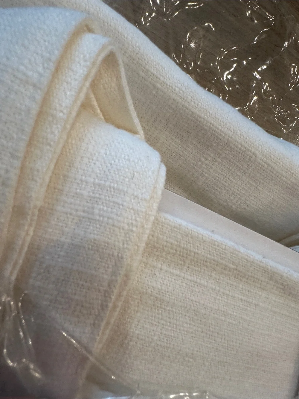 Pottery Barn Textured Cotton Drapes - White